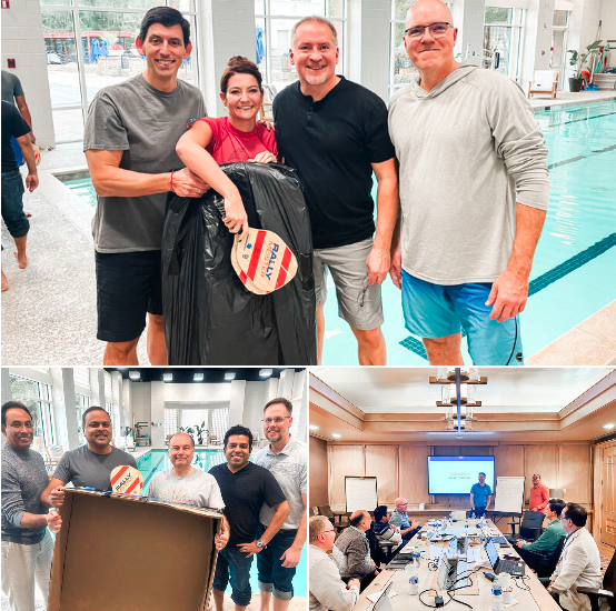 Zolon Tech Inc. Leadership Summit: Fueling Team Excellence! ✊ Zolon Tech recently wrapped up an unforgettable Leadership Summit, where we combined intellect with entertainment! 🌟 Our fantastic leaders and innovators didn't just dive into team-building strategies, they did it with a side of fun! 🙌 From team games to interactive workshops, it was all about igniting creativity and boosting camaraderie. Zolon Team building activity